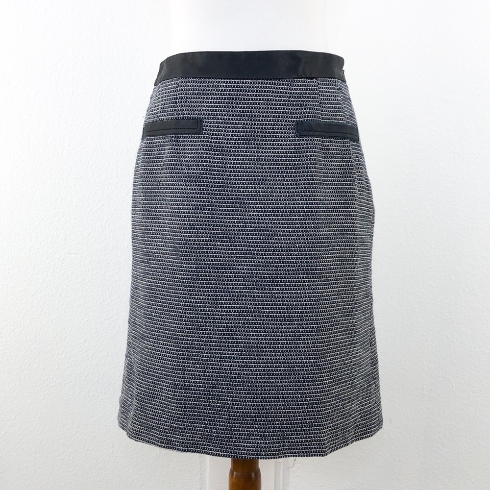 Etcetera Blue Tweed Like Skirt and Jacket Set - Picture 5 of 10